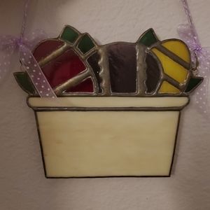 Small Easter stained glass